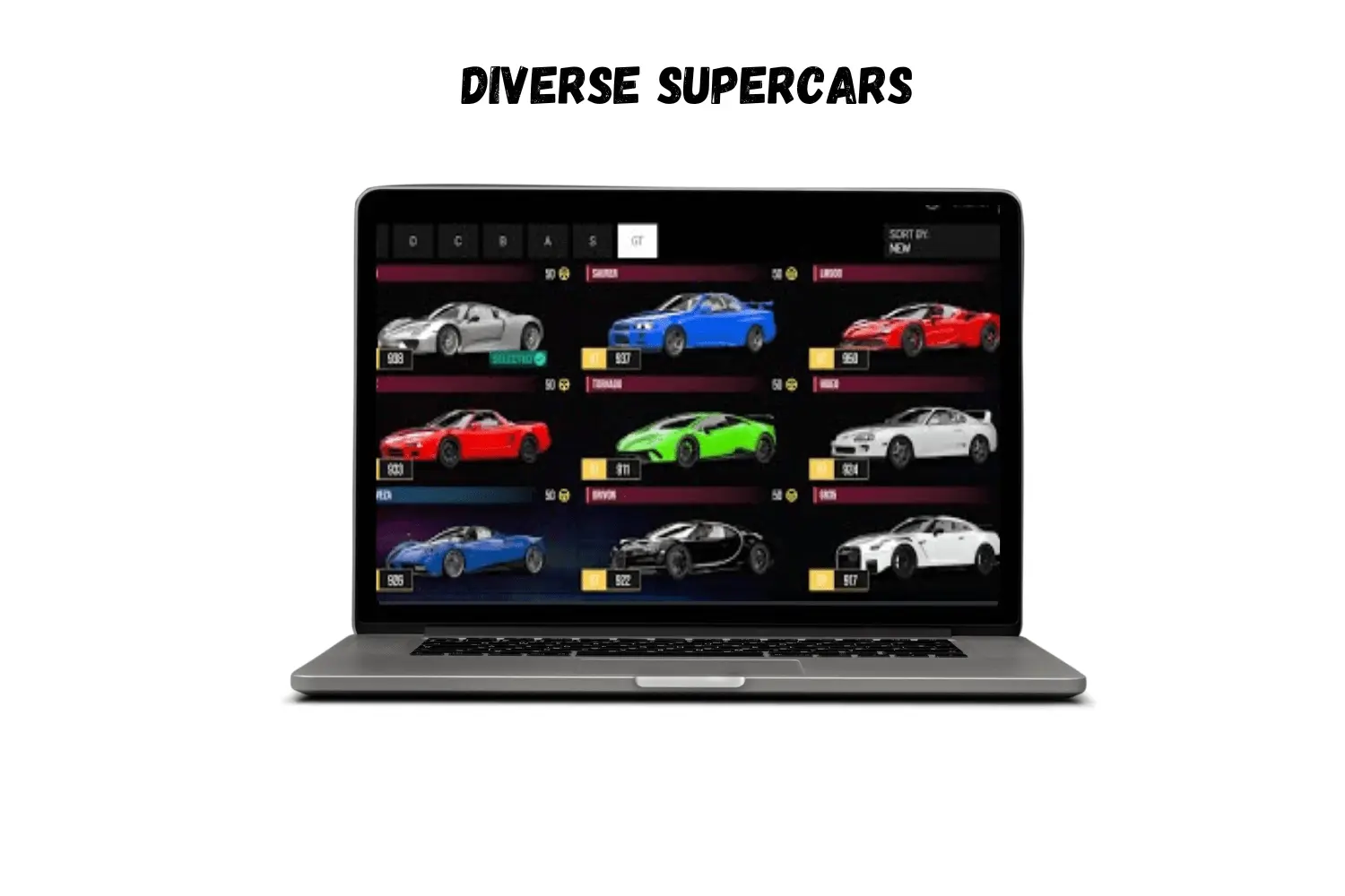 DIVERSE SUPERCARS