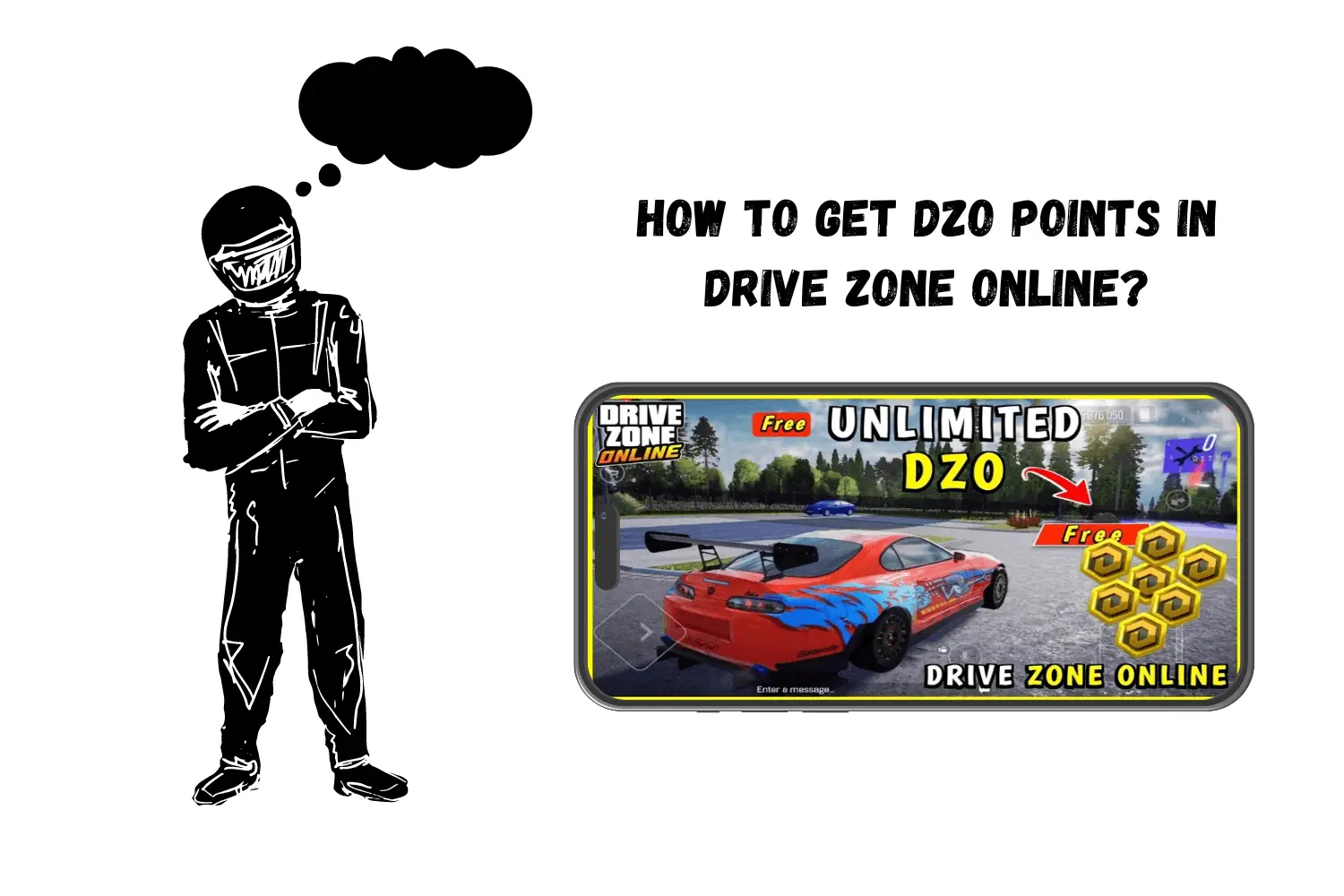 HOW TO GET DZO POINTS IN DRIVE ZONE ONLINE